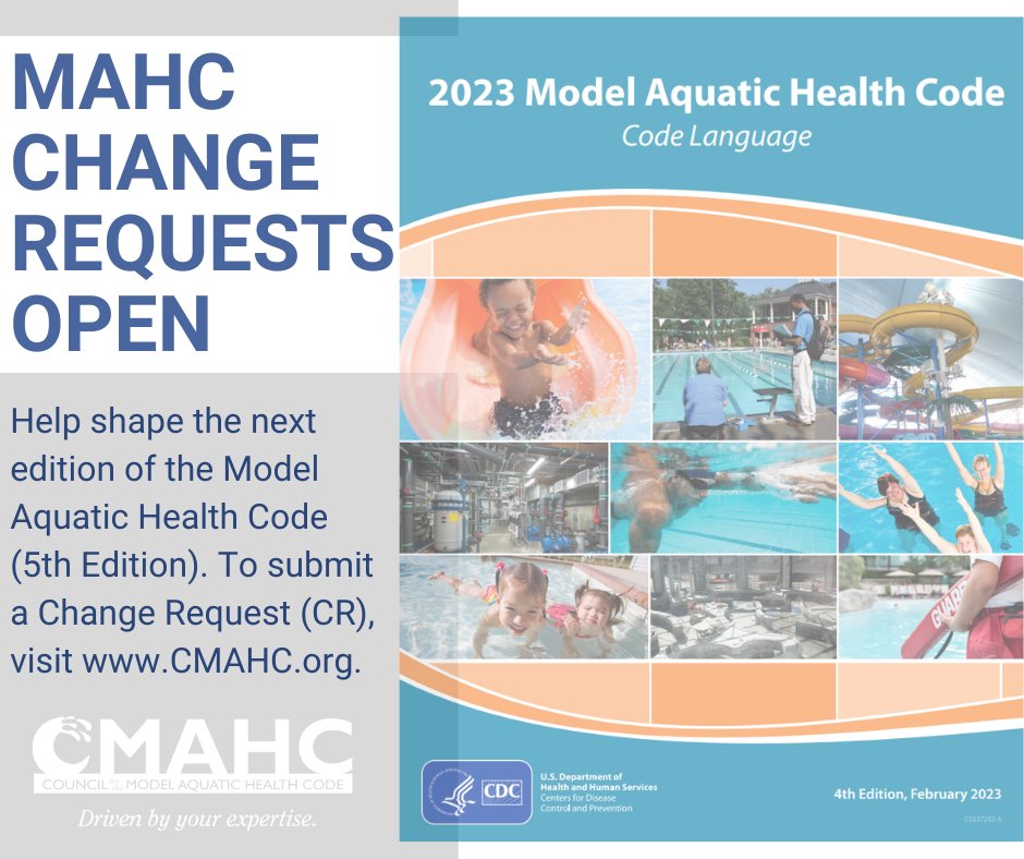 You are currently viewing CMAHC Opens Change Requests for Model Aquatic Health Code 5th Edition