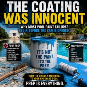 Read more about the article Why Pool Coatings Peel
